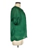 B-Design 100% Polyester Green 3/4 Sleeve Blouse Size M - photo 4