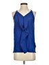 Ella Moss Blue Sleeveless Blouse Size S - photo 1