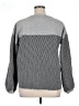 Shein Curve Chevron-herringbone Gray Pullover Sweater Size 16 Plus (2) - photo 2
