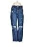 Old Navy Hearts Blue Jeans Size 4 - photo 1