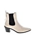FRAME 100% Leather Ivory Ankle Boots Size EU 37 1/2 - photo 1