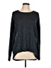 Dex Metallic Gray Pullover Sweater Size L - photo 1