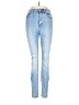 Stradivarius Hearts Blue Jeans Size 4 - photo 1