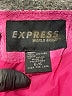 Express 100% Leather Purple Pink Leather Skirt Size 5 - 6 - photo 4