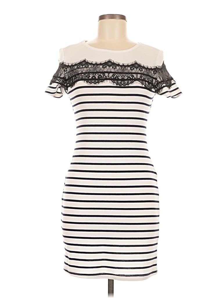 Pre-owned Charlotte Russe Casual Dress In White