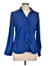 Candie's 100% Polyester Blue Long Sleeve Blouse Size L - photo 1