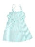 PatPat 100% Polyester Stripes Teal Dress Size 5 - 6 - photo 1