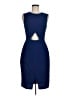 BCBGMAXAZRIA 100% Polyester Blue Cocktail Dress Size 6 - photo 1