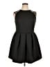 ASOS Solid Black Cocktail Dress Size 14 - photo 1