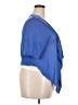 Lane Bryant 100% Rayon Blue Cardigan Size 18 - 20 Plus - photo 4