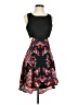 Material Girl 100% Polyester Paisley Black Cocktail Dress Size S - photo 1