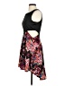 Material Girl 100% Polyester Paisley Black Cocktail Dress Size S - photo 5