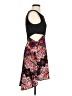 Material Girl 100% Polyester Paisley Black Cocktail Dress Size S - photo 4