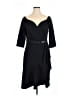 Kay Unger Solid Black Cocktail Dress Size 14 - photo 1