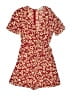 Madewell 100% Viscose Red Romper Size 00 - photo 1