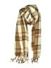Unbranded Plaid Brown Scarf One size - photo 1