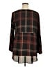 Susan Graver 100% Polyester Black 3/4 Sleeve Blouse Size 14 - photo 2
