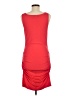 Jennifer Lopez Solid Red Cocktail Dress Size M - photo 2