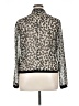 Assorted Brands 100% Polyester Animal Print Silver Long Sleeve Blouse Size XL - photo 2