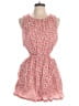 American Eagle Outfitters 100% Cotton Floral Red Pink Romper Size L (petite) - photo 1