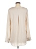 CAbi 100% Polyester Ivory Long Sleeve Blouse Size M - photo 2