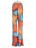 Arthur 100% Polyester Print Orange Casual Pants Size AU 4 - photo 2