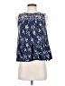 One September 100% Rayon Blue Sleeveless Blouse Size XS - photo 1