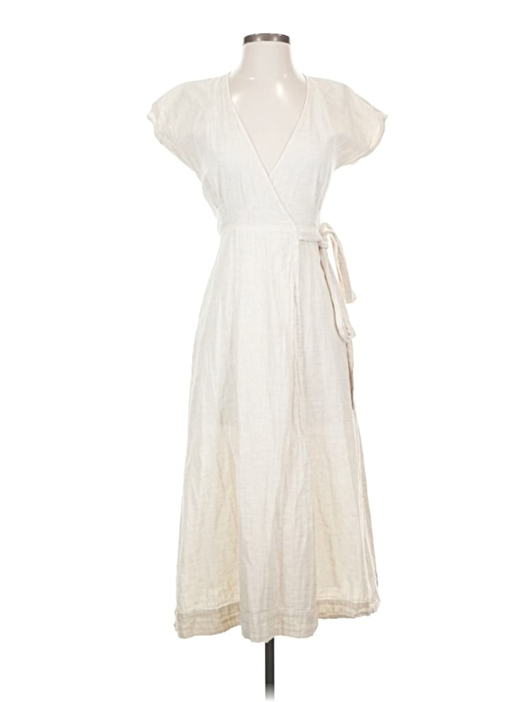 Pre-owned Marine Layer Casual Dress In White