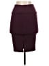 Rainbow Solid Burgundy Casual Skirt Size S - photo 2
