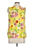 Rose + Olive 100% Polyester Yellow Sleeveless Blouse Size L - photo 1
