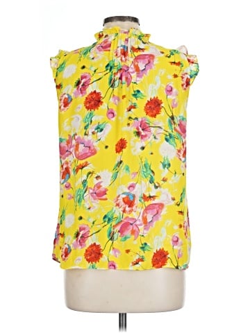 Rose + Olive Sleeveless Blouse (view 2)