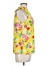 Rose + Olive 100% Polyester Yellow Sleeveless Blouse Size L - photo 4