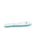 Assorted Brands Tropical White Blue Flip Flops Size 11 - 12 Kids - photo 1