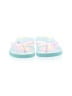 Assorted Brands Tropical White Blue Flip Flops Size 11 - 12 Kids - photo 2