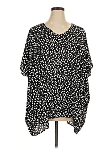 Cotton Bleu Short Sleeve Blouse (view 1)