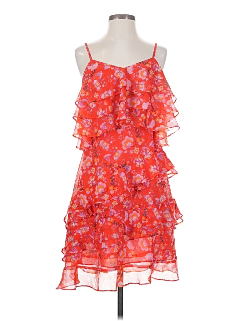 Pre-owned Aqua Cocktail Dress In Red
