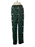 J.Crew 100% Polyester Print Green Casual Pants Size 4 - photo 2