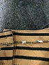 Unbranded 100% Cotton Stripes Brown Pullover Sweater Size L (estimated) - photo 7