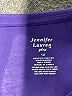 Jennifer Lauren Purple Active T-Shirt Size 1X - photo 7