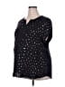 Full Moon Maternity 100% Polyester Black 3/4 Sleeve Blouse Size XX - photo 1