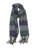 Unbranded Houndstooth Gray Blue Scarf One size - photo 1
