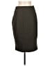 Express Solid Brown Green Formal Skirt Size 6 - photo 2