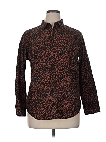Pure Collection Long Sleeve Button-Down Shirt (view 1)