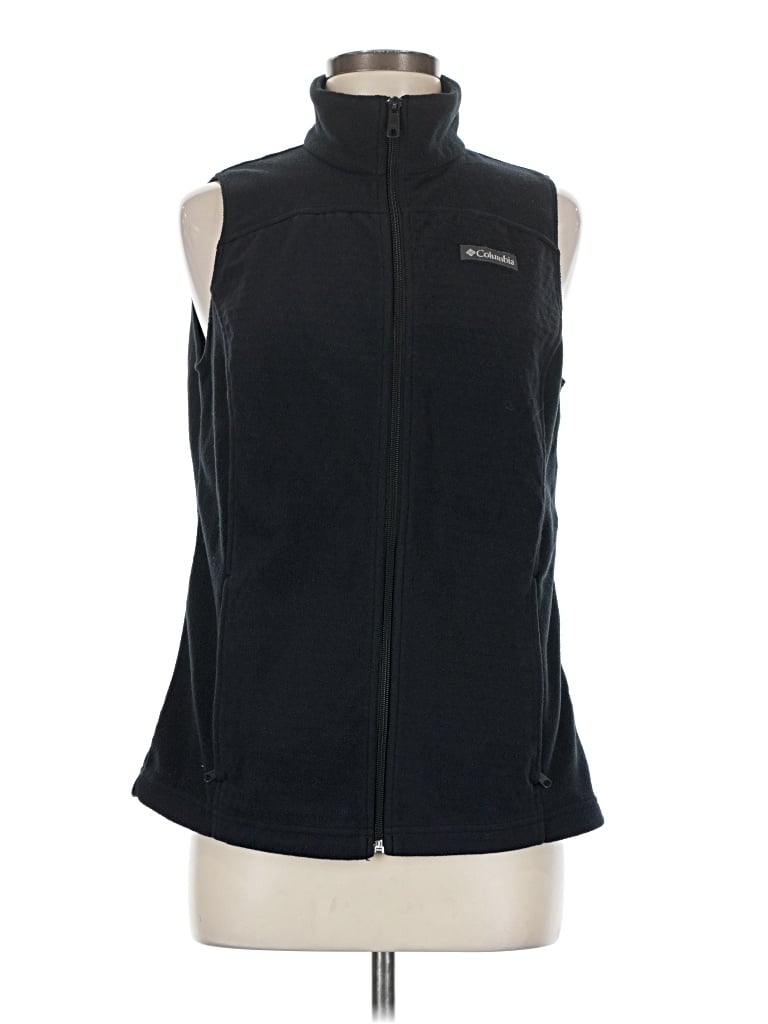 Pre-owned Columbia Vest In Black