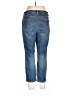 Inc Denim Stripes Blue Jeans Size 12 - photo 2