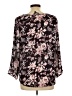 J for Justify 100% Polyester Black 3/4 Sleeve Blouse Size L - photo 2