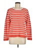 Liz Claiborne 100% Cotton Stripes Orange Pullover Sweater Size M - photo 1