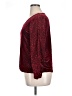 JM Collection Burgundy Long Sleeve Blouse Size L - photo 5