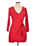 Parker Solid Red Cocktail Dress Size 10 - photo 1