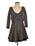 Free People Stripes Gray Casual Dress Size S - photo 1